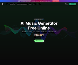 AIMusic.so, herramienta de IA para generación y edición de música y voz