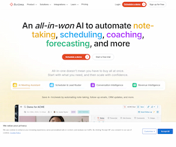 Avoma, herramienta de IA para aplicaciones diversas de ia
