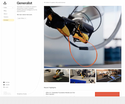 Generalist, herramienta de IA para otras aplicaciones específicas