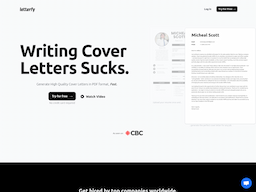 Letterfy, herramienta de IA para generación y edición de textos