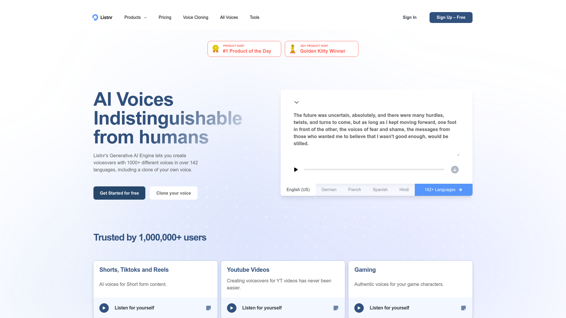 Listnr, herramienta de IA para generación y edición de música y voz