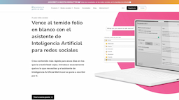 Metricool IA para redes sociales, herramienta de IA para generación y edición de textos