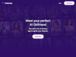 Intimate AI Girlfriend, herramienta de IA para chatbots y asistentes virtuales