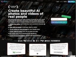 Photo AI™, herramienta de IA para generación de imágenes y fotos