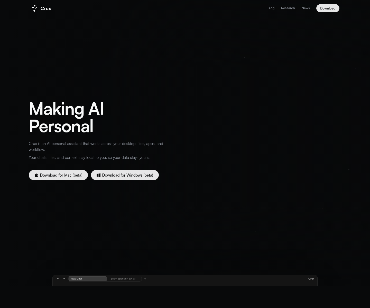 Crux, herramienta de IA para chatbots y asistentes virtuales