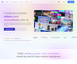 Renderforest, herramienta de IA para generación y edición de videos