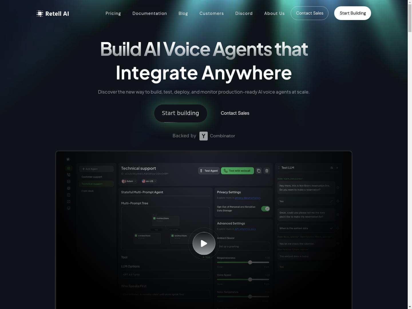 Retell AI, herramienta de IA para generación y edición de música y voz