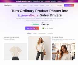 SellerPic, herramienta de IA para generación de imágenes y fotos